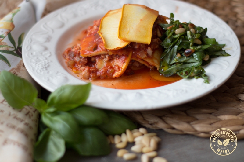 Paleo recept Lasagna van courgette met kabeljauw