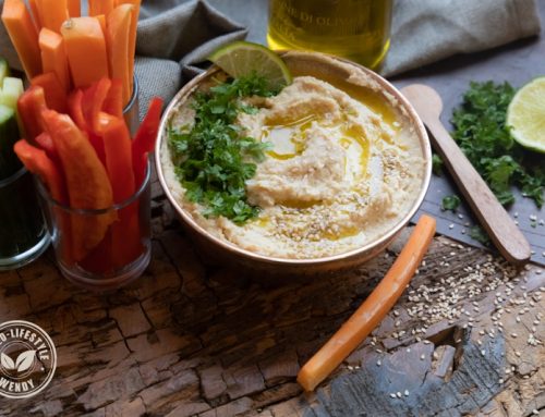 Bloemkooldip met geroosterde knoflook