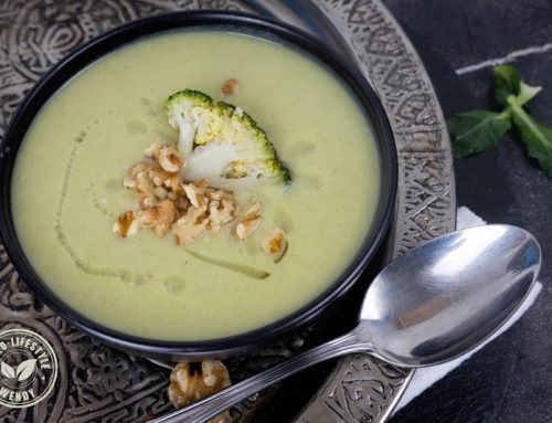 Broccolisoep met walnoten