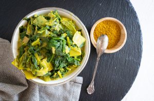 Paleo spinazie curry 