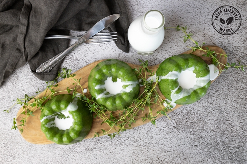 Paleo Aspic van spinazie al la creme