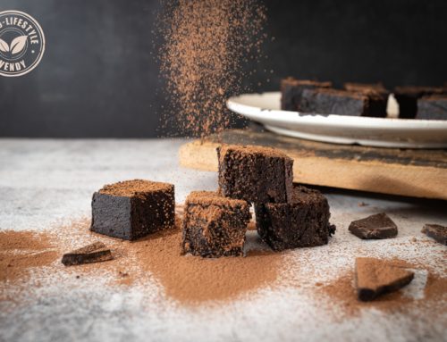 Brownies van kastanjes en chocolade